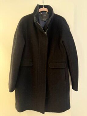 J.Crew Cocoon coat in Italian stadium-cloth wool blend